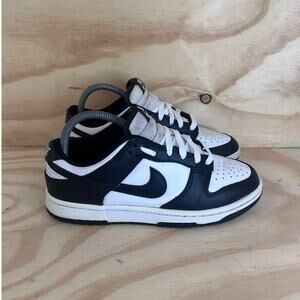 Nike - Dunk Low Retro Panda - Sneakers -Black/White - Women's - 7.5 - DD1391-100